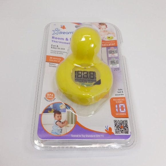 dreambaby room & bath thermometer duck